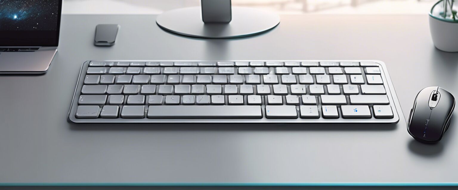 Sleek Bluetooth keyboard