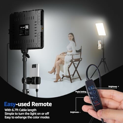 NiceVeedi LED Video Light Kit