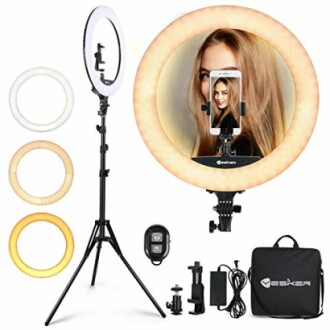 Yesker 18 Inch LED Ring Light Kit