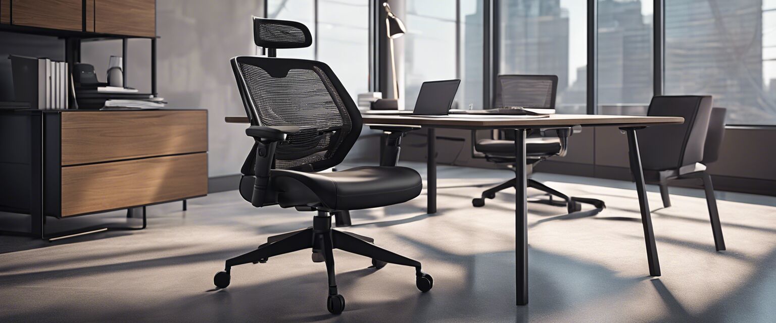 Mesh ergonomic office chair