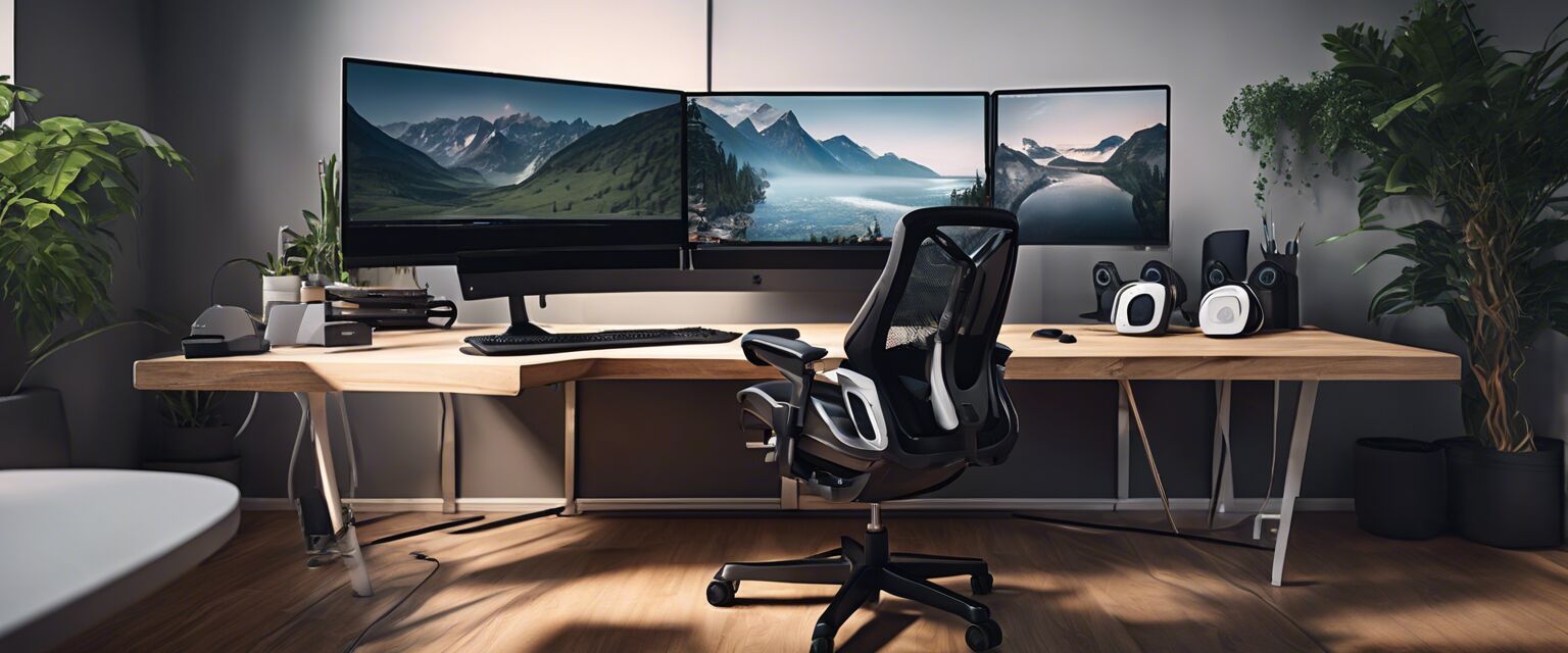 Ideal ergonomic office setup