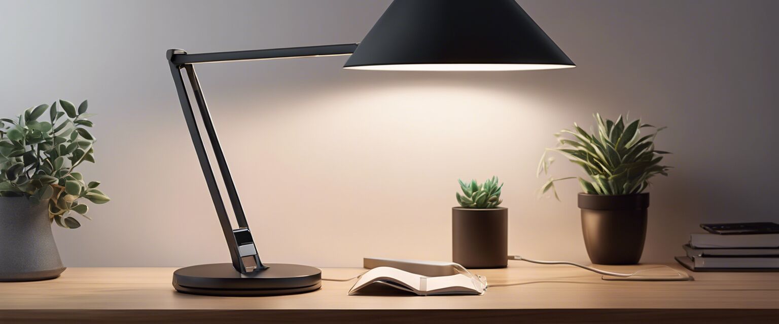 Smart desk lamp