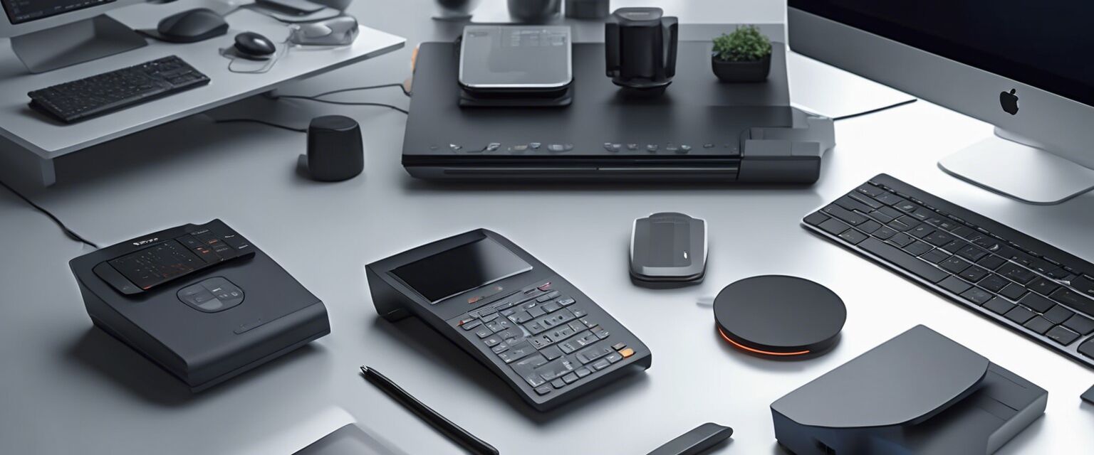 Smart office gadgets working together