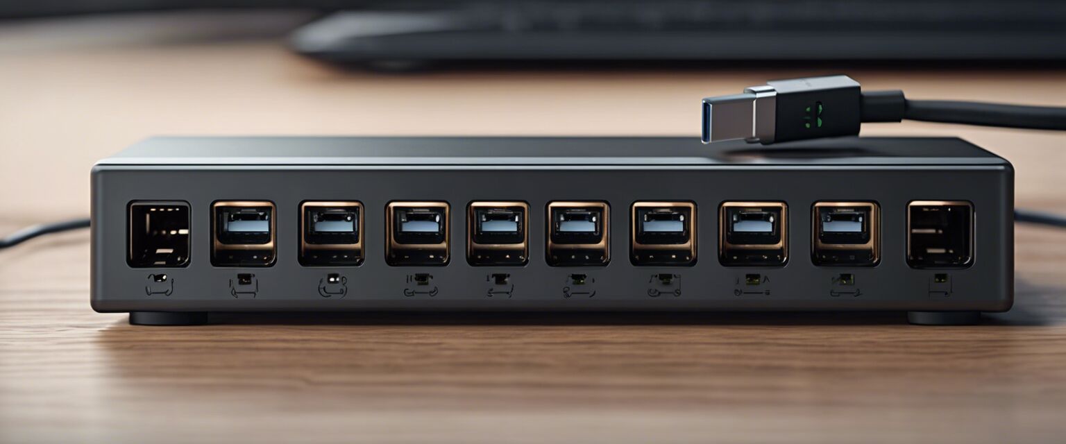 Features of a multi-port USB hub